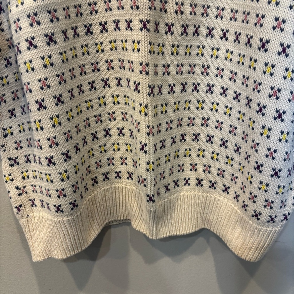 Vintage Eddie Bauer Geometric Knitted Sweater Top Women’s Size Large - Picture 4 of 11